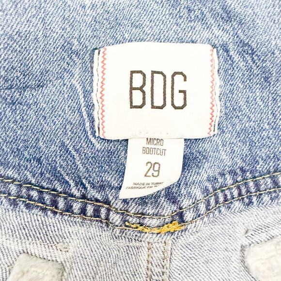 BDG Micro Bootcut Vintage Wash Denim Jeans Size 29 - Picture 4 of 8